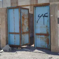 درب حیاط ماشین رو