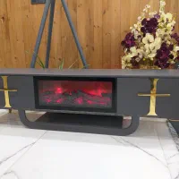 میزتلویزیون طرح شومینه ای