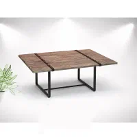 میز جلو مبلی چوبی فلزی