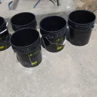 سطل پلاستیکی مواد آسیاب مشکی