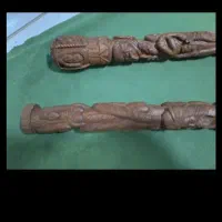 عصای کنده کاری شده