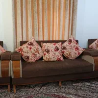 مبل 7نفره راحتی به همراه بوفه.درحد
