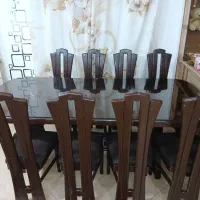 مبلمان 7 نفره به همراه میز نهار خوری 8 نفره