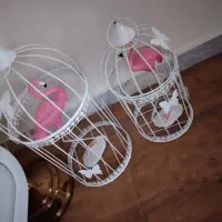 قفس دکوری با فلامینگو