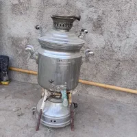 سماور برنجی ۲۰ لیتری قهوه خانه ای