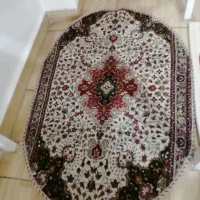 فرش دسباف 1در1.5بیضی