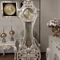 ساعت ایستاده چوب اصل گردو