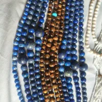 تعداد گردنبند سنگ لاجورد و چشم ببر