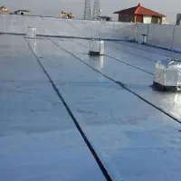 ایزوگام آسفالت قیر گونی آب بندی استخر با چسب نانو