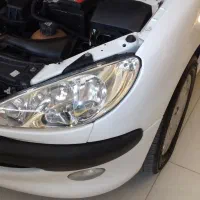 پژو ۲۰۶ ۸۹ تیپ سه رنگ سفید