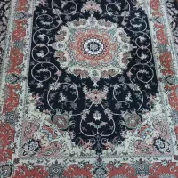 فرش سورمه ای ضخیم فوق العاده