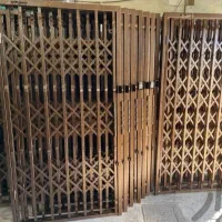 حفاظ درب اکاردیونی/حفاظ اکاردئونی/جوشکاری/اهنگری