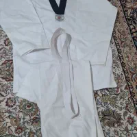 لباس تکواندو شماره 3 جنس از تترون،بالاتر