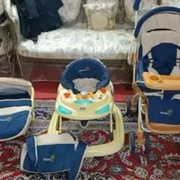 کالسکه نو همراه با وسایل کودک