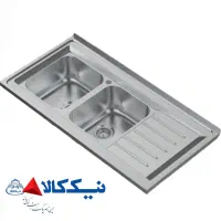 سینک ظرفشویی استیل نیک‌کالا مدل دولگن روکار 101