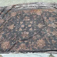 دوتا روفرشی ۹متری مخمل کشدار نو