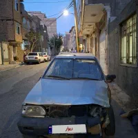 پراید مدل 89 تصادفی