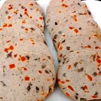 کالباس مرغ و قارچ خانگی