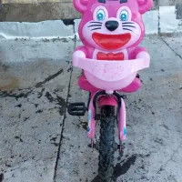 دوچرخه ۱۲ صورتی تمیز و در حد