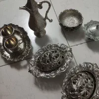ظروف ویترینی نقره ای