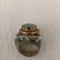 انگشتر با نگین الماس روس