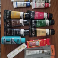 رنگ  اکرلیک و رنگ روغن