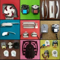 پروانه فن یخچال،دستگیره درب،ترموستات،المنت،تایمر