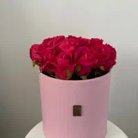 باکس گل رز صورتی