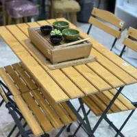 میز و صندلی تاشو تسمه‌ای نوین مهر