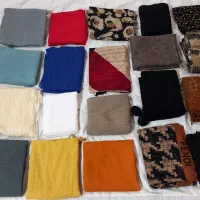 انواع شال طرحدار ،تک رنگ ، پاییزی ، خنک