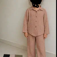 پیراهن شلوار ست دخترانه ۷۵۰