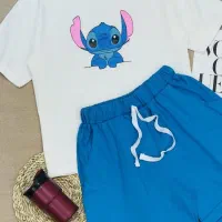 تیشرت شلوارک نخ پنبه