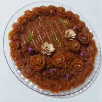 پذیرایی مجلسی با انواع حلوا و خرما