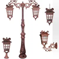 پایه چراغ دیواری محوطه حیاط باغ مدرن و کلاسیک