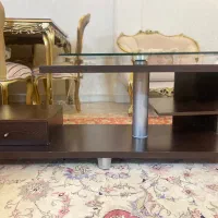 میز تلویزیون چوب سنگ