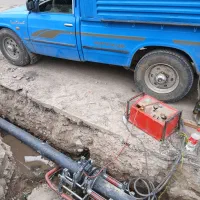 لوله کشی پلی اتیلن جوش کاری پلی یتین قطره ای آتش