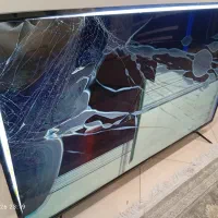 تلویزیون پنل شکسته ال جی ۶۵اینچ(جعبه و کنترل دارد)