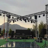 dj بند موزیک زنده ونور پردازی نصب سیستم وتالار باغ