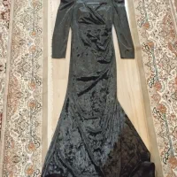 لباس مجلسی مخمل مدل ماهی