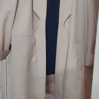 مانتو زنانه کرمی رنگ