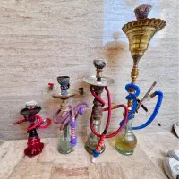 قلیون برنجی و چوبی