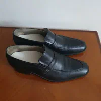 کفش مشکی چرم طبیعی مردانه سایز ۴۲