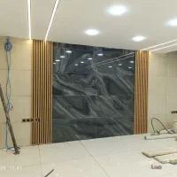 نصب دیوار پوش ترمووال ماربل شیت سقف کاذب