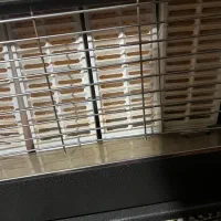 بخاری دیواری آجری مشکی