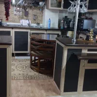 کابینت همراه با گاز و سینک و هود