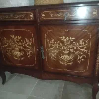 آینه کنسول معرق با بوفه