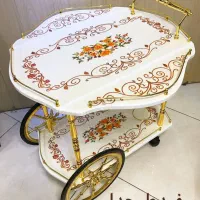 میز بار چوبی کالسکه