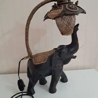 چراغ خواب چوبی فیل
