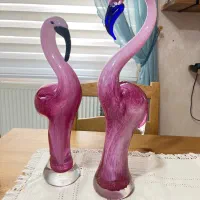 مجسمه فلامینگو کریستال