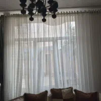 پرده تور دوخته شده مناسب برای ابعاد ۳ متر در ۳ متر